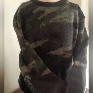 AUTHENTIC SAINT LAURENT PARIS camouflage SWEATER